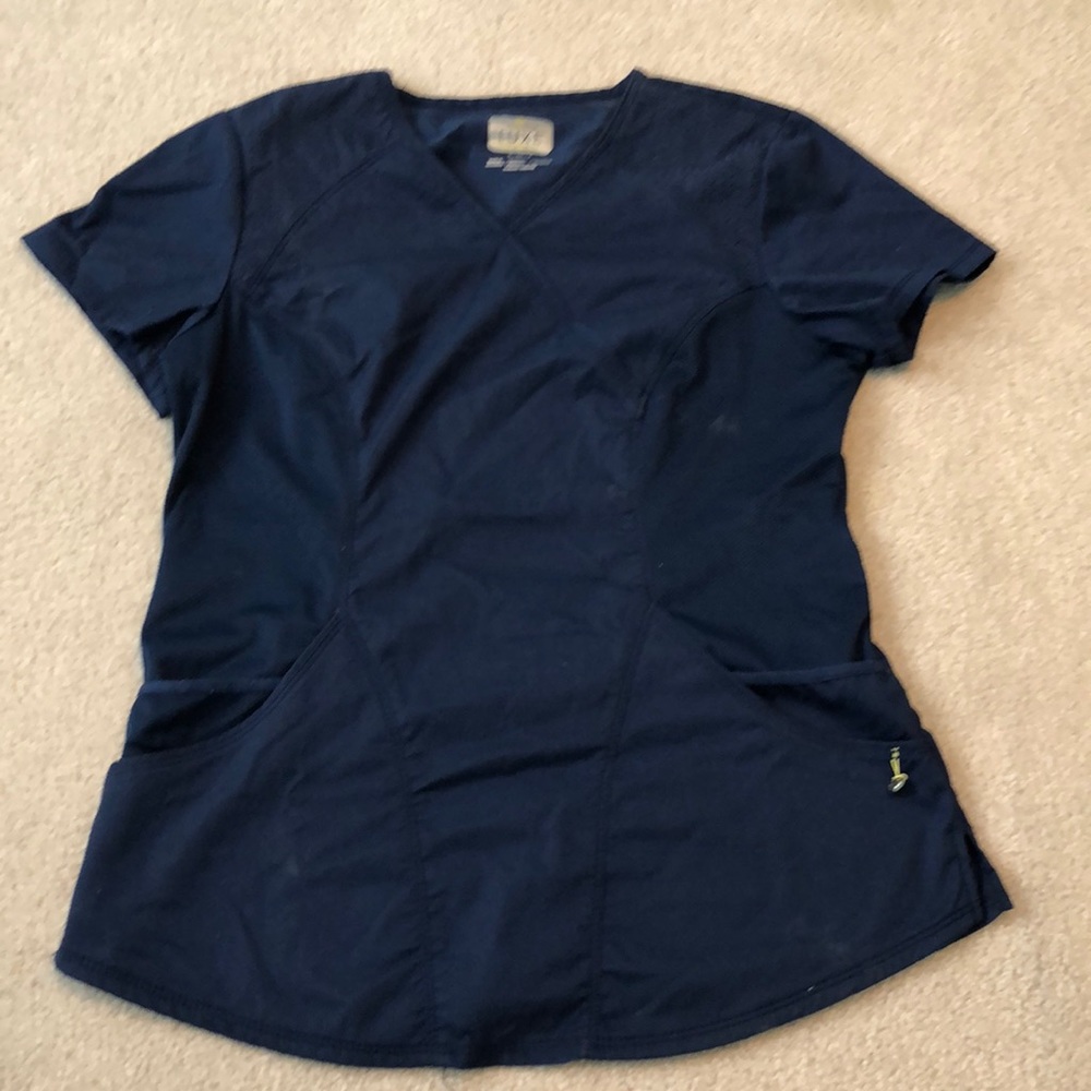 Scrub top and bottom set